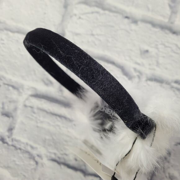 NWT Adrienne Landau Velvet Band White Earmuffs - Picture 5 of 14